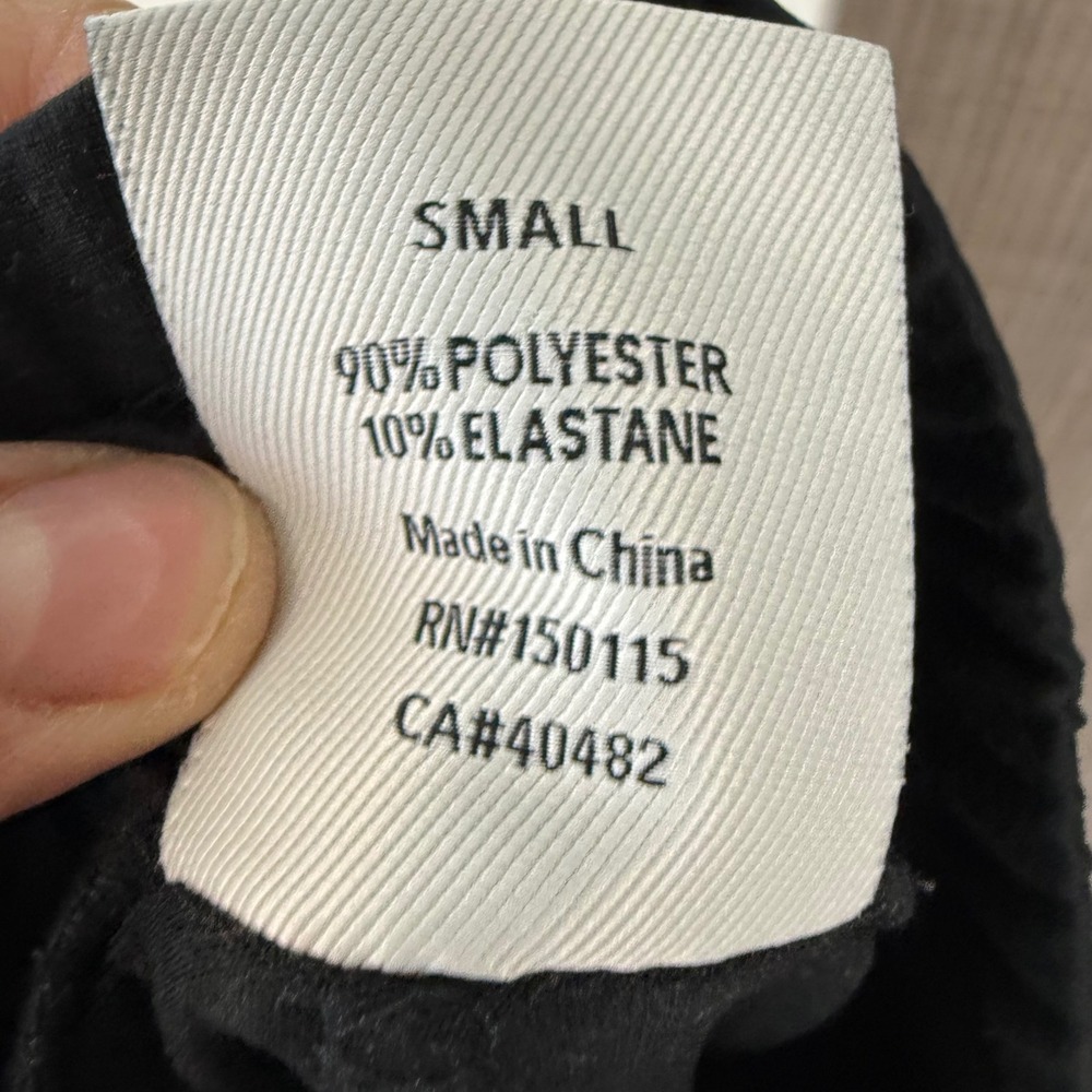 Varley Black Siena‎ Fluid Stretch Jersey Pants Jogger Tapered Size Small - Picture 12 of 13